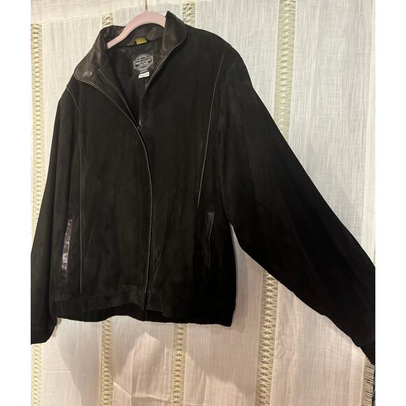 VTG Leather Jacket 1980s Solvang First Street Leather Lambskin Suede XL Designer - Picture 4 of 15